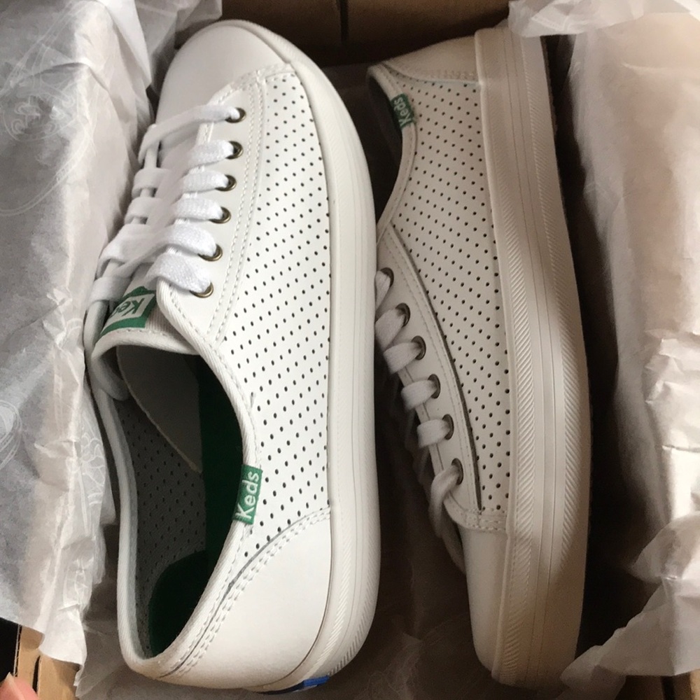 NWT Keds Leather Kickstart Sneakers_3
